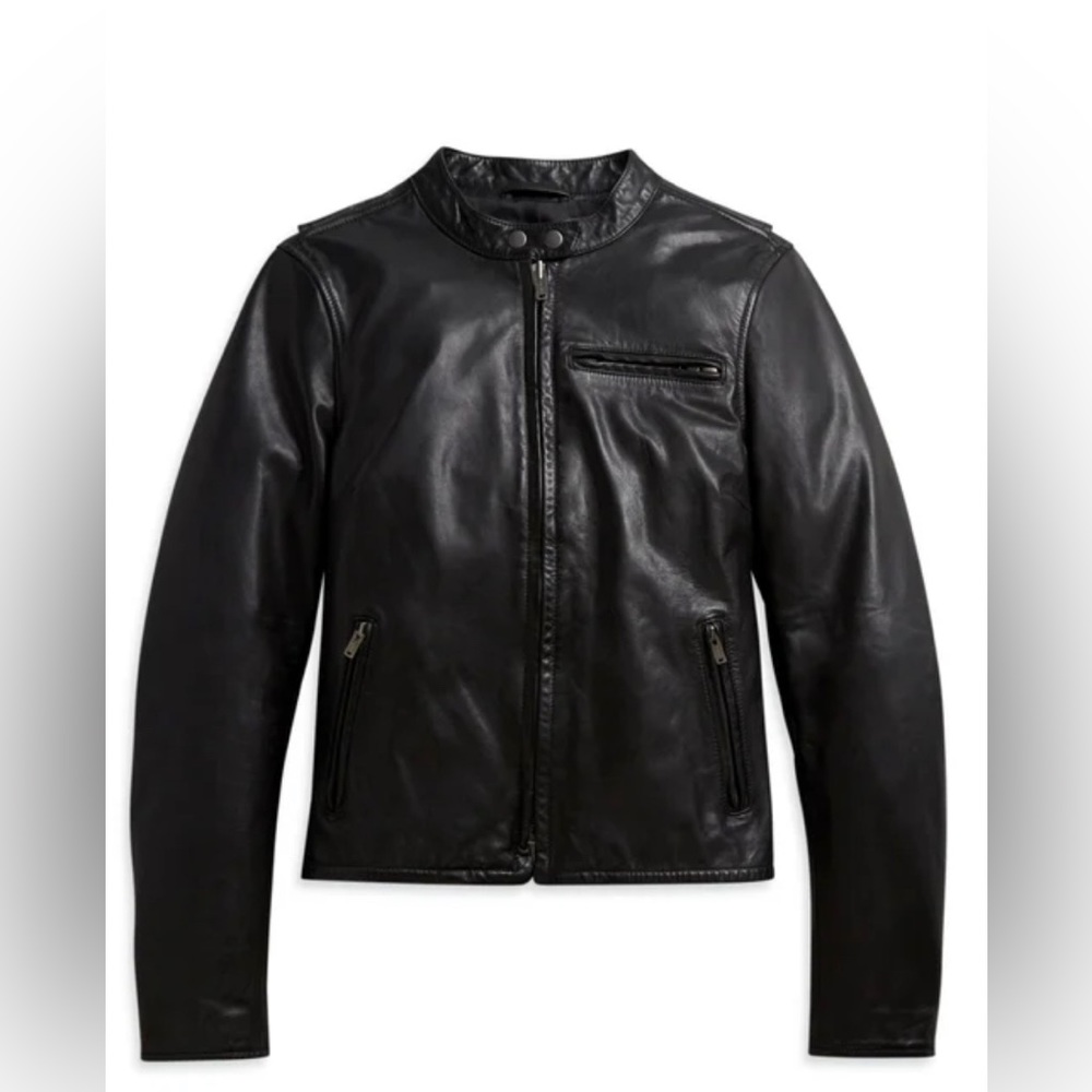 Harley Davidson Women's Leather Jacket - Black: 97011-21VW